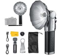 GODOX Lux Master - Flash de cámara retro, flash vintage TTL HSS de 2.4 G, control de pantalla táctil, control óptico S1/S2, batería integrada, carga tipo C, compatible con cámara Canon, Nikon, Sony