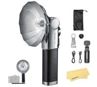 Godox Lux Master TTL Retro Flash para Cámara,2.4G Inalámbrico GN25 S1/S2 Control óptico,Modos de Flash Automático/Manual,2980mAh Batería de Litio para Canon Nikon Sony Fuji Fujifilm Olympus Panasonic