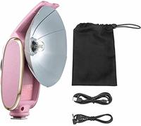 Godox Lux Senior Cámara Flash Portátil Retro Speedlight GN14 6000K 28mm Distancia Focal Reemplazo Compatible con Canon Nikon Sony Fuji Olympus (Rosa)