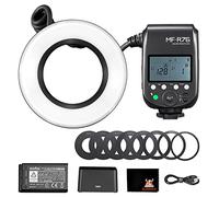 GODOX MF-R76 Flash de Anillo Macro 7.2V / 2600mAh Tubos de Flash A/B con batería 10 Niveles Speedlite de Ajuste de Brillo para Nikon Sony Canon Fuji DSLR Camera Macro Photography