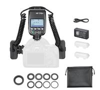 GODOX MF-T76S TTL - Flash doble para Sony GN22 | 4 número de guía, 550 flashes, 1,2 s tiempo de carga de flash con anillo de montaje, difusor