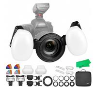 Godox MF12-K2 Kit de Flash Macro con Difusor MF-DD (Kit de 2 Flashes)