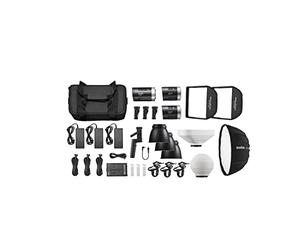 Godox ML-KIT1 ML60 & ML30 - Juego de Luces triples Monolight Trio para iluminación Creativa, luz Diurna 5600 K, Incluye Accesorios