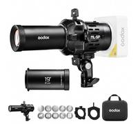 Godox ML-SP-19 Accesorio de Proyección LED, Snoot Óptico de 19° con 10 Gobos de Iluminación, Proyector Spot de Montura Godox Compatible con ML100Bi/R, ML40Bi/R, ML150Bi/R, ML80Bi, ML60Bi, ML30 ML30Bi