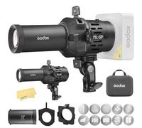 GODOX ML-SP-19 Accesorio Proyección LED,Incluye Snoot y 10 Gobos,Rotación 360°,Lentes Intercambiables,Proyector con Godox-Montura para Modelos ML40Bi/ML40R/ML100Bi/ML100R/ML150R/ML150Bi/ML80Bi/ML60Bi