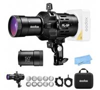Godox ML-SP-50 Accesorio de Proyección LED de 50°, Snoot Óptico con 10 Gobos, Proyector Spot con Montura Godox Compatible con ML100Bi/R, ML40Bi/R, ML150Bi/R para Fotografía y Vídeo