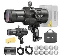 GODOX ML-SP-50 Accesorio Proyección LED,Incluye Snoot y 10 Gobos,Rotación 360°,Lentes Intercambiables,Proyector con Godox-Montura para Modelos ML40Bi/ML40R/ML100Bi/ML100R/ML150R/ML150Bi/ML80Bi/ML60Bi