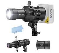 Godox ML-SP-50 Lente de Proyección para ML100Bi y ML100R, Lente óptico Spot de Haz Ancho de 50°, Incluye Set de GOBO y Portageles, Modificador de Iluminación Portátil para Fotografía y Cine