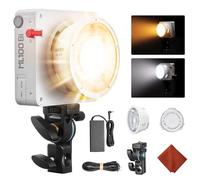 Godox ML100Bi 110W Luz LED para Vídeo 2800K-6500K Videolight CRI 97+/TLCI 98+ Control Mediante Aplicación Carga USB-C 11 Efectos FX para Retransmisiones en Directo Fotografía en Exteriores