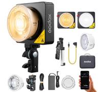 Godox ML100Bi Kit 2 Negro Luz LED Video (Lente 36° & Empuñadura V-Mount)