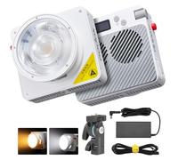 Godox ML100Bi Luz de fotografía LED,100W,TLCI97+ CRI98+,Viene con Lens Reflector ML-L15,Soporta DC, baterías V-Port,Fuente de alimentación Externa USB-C, Soporta de Light App, Godox Mount