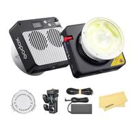 GODOX ML100Bi ML100 Bi 100W Luz Vídeo LED Bicolor 2800-6500K, 33200 Lux a 1m,11 Modos FX,CRI 96/TLCI 97,Tamaño de Bolsillo,Control por App,Montura Godox para Fotografía y Grabación de Vídeo