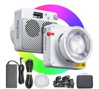 Godox ML100R 110W RGB led luz de vídeo, Kit de iluminación de vídeo RGB 1800K-10000K, Control de Aplicaciones,14 Efectos FX, para transmisión en Vivo/fotografía al Aire Libre(ML100R)
