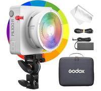 Godox ML100R Luz de Vídeo LED RGB Portátil, 1800K-10000K, CRI 95 TLCI 95, 100W, HSI RGBW 14 FX, Control App Bluetooth, para Streaming Vídeo Fotografía