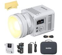 GODOX ML150 Bi ML150Bi - Luz LED de Video Bicolor,61054 Lux a 1m,2800-6500K,CRI96 TLCI96 Luz Continua,11 Efectos,Control por DMX/RDM y Aplicación,Brillo del 0-100%,Diseño Modular,para Youtube,TikTok