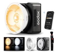 Godox ML40Bi Luz de Vídeo LED Bicolor, 26400Lux @1m con ML-L10 Reflector, 2800K-6500K, CRI/TLCI 96+, 11 Efectos FX, App NFC, Montura Godox, USB-C para Vlog Streaming