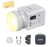 GODOX ML80 Bi ML80Bi - Luz LED de Video Bicolor,29600 Lux a 1m,2800-6500K,CRI96 TLCI96,Luz LED Continua,11 Efectos,CC 14,4V,6600mAh,95,04Wh,Brillo del 0-100%,Diseño Modular,para Vlogs,Youtube,TikTok