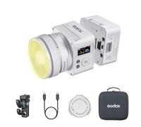 GODOX ML80Bi Luz de vídeo LED Bicolor - Salida Continua 2800K-6500K, Montaje rápido magnético, Control inalámbrico (batería + App), iluminación de Estudio Desmontable para fotografía/filmación