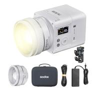 GODOX ML80BI - Luz LED de video con batería, BI-Color 2800K-6500K, mini luz LED portátil de mano, CRI 96+ TLCI 97+, 29600Lux@1m, compatible con NFC y aplicación, para fotógrafos, cineastas, estudios