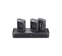 Godox MoveLink II M2 Sistema de micrófono inalámbrico de 2,4 GHz, color negro