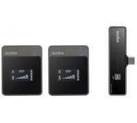 Godox MoveLink UC2 Sistema de Micrófono inalámbrico 2.4GHz (USB Tipo C)