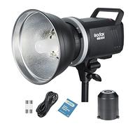 Godox MS300 Compact Studio Flash 300Ws GN58 5600K150ws Bowens Mount Adjustable Modeling Lamp with Built-in 2.4G Wireless Outstanding Output Anti-Preflash (MS300)