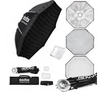 Godox Octabox ultragrande de 150 cm con rejilla de panal y montaje Bowens, Softbox octogonal profesional con liberación rápida para luz ultrasuave, perfecta para fotos de grupo y publicidad