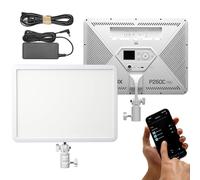 Godox Panel de luz P260C Pro de 45 W, luz de video LED bicolor 800K-6500K CRI98+