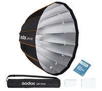 Godox QR-P120 Caja de luz parabólica Profunda de liberación rápida de 120 cm para Godox MS200-V MS300-V SK400II-V DP400III-V DP600III-V SL60W SL60IID SL60IIBi SL100D SL100Bi (120CM)