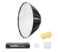 GODOX QR-P150T 150cm/59.1 Pulgadas Softbox Parabólico de Liberación Rápida,Montura Bowen con Difusor Interior y Frontal,Ideal para en Exteriores y En Espacios Reducidos Tomas