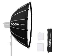 Godox QR-P150T 150cm/59inch Gran Angular Parabólica Softbox Quick Release Softbox Photography Studio Silver Wide Angle Soft Box for Bowens Mount MonoLight and Flash for GODOX SK400 for Neewer