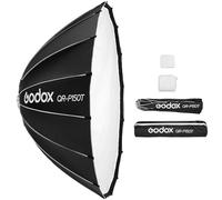 Godox QR-P150T Softbox parabólico de 150 cm/59 Pulgadas, liberación rápida con Soporte Bowens estándar y difusores para Flash Speedlite fotografía de luz Continua Retrato