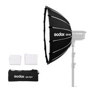 Godox QR-P60T 60cm/23.6inch Gran Angular Parabólica Softbox Quick Release Softbox Photography Studio Silver Wide Angle Soft Box for Bowens Mount MonoLight and Flash for GODOX SK400 for Neewer