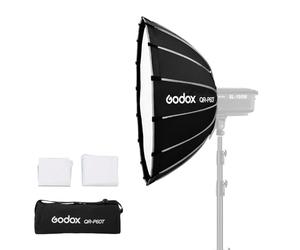 Godox QR-P60T 60cm/23.6inch Gran Angular Parabólica Softbox Quick Release Softbox Photography Studio Silver Wide Angle Soft Box for Bowens Mount MonoLight and Flash for GODOX SK400 for Neewer