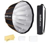 Godox QR-P90 90cm/35.4 Pulgadas Softbox Parabólico de Liberación Rápida,Montura Bowens con Difusor Interior y Frontal,Ideal para Grabación de Vídeo,Grabación en Directo e Iluminación de Entrevistas