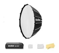 Godox QR-P90T 90cm/35.4 Pulgadas Softbox Parabólico de Liberación Rápida,Montura Bowen con Difusor Interior y Frontal,Ideal para en Exteriores y En Espacios Reducidos Tomas