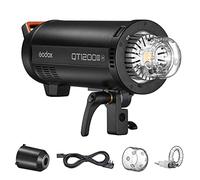 GODOX QT1200IIIM Estudio Luz de flash estroboscópica 1200W GN105 1/8000s Alta Velocidad Sincronización Fotografía Iluminación Construido en 2.4G Sistema inalámbrico 40W LED Bombilla de modelado Panel LCD con M/Multi/HSS Modo Flash
