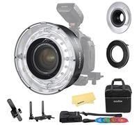 Godox R200 Macro Ring - Cabezal de flash de 5800 ± 200 K 200 W para Godox AD200Pro II AD200 AD200 Pro para disparar retratos, boda con bolsa de transporte/reflector/rejilla de panal para reflector/kit