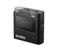 Godox Receptor de micrófono inalámbrico Virso RX de 2,4 GHz de doble canal con clip