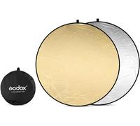 GODOX Reflector de luz 2 en 1, reflectores plegables para fotografía con bolsa de transporte, juego de reflectores de fotografía, difusor de luz para estudio (60 cm)