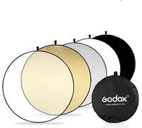 GODOX Reflector de luz 5 en 1, reflectores plegables para fotografía con bolsa de transporte, juego de reflectores de fotografía para estudio (5 en 1, 60 cm)