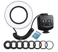 Godox RING72 Macro Ring Flash, Anillo de Luz Iluminación Giratoria de 360° | Luz Semiligera Flexible,Luz Completa Adecuado para Primeros Planos de Youtube, Videos y Objetos de Retrato