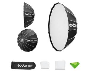 Godox S120T 120cm/47.2inch Paraguas Softbox, Montaje Bowens Cajas Suaves de Liberación Rápida Reflector Difusor de Luz para Godox SL60, SL150, SZ300R, SK400II, AD600BM, AD400Pro