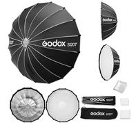 Godox S120T - Softbox de liberación rápida para paraguas de 47.2 pulgadas | Modificador de luz de 120 cm con difusores frontales e interiores extraíbles, creando una iluminación suave y uniforme para