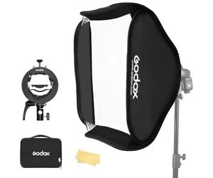 GODOX S2 80x80cm 32" *32" Plegable Universal Softbox Kit Bowen Mount S-Type Bracket for Godox V1 AD400Pro AD200Pro AD200 V860II TT685 TT600 TT350 Flash Speedlite Photo Studio Portait Photography.