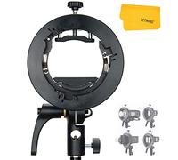 Godox S2 Flash Speedlite Soporte Bowens Soporte de montaje para Godox AD200Pro, AD200, AD400Pro, V1 Series V860II Series TT685 Series TT350 Flash y Series Snoot, Softbox, Reflector, Difusor