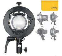 Godox S2 Soporte de flash tipo S, para Godox V1 V1Pro V860III AD200 AD400PRO TT350 TT685II Speedlite con Snoot (S2)