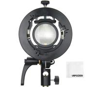 Godox S2 Speedlite Bracket Bowens Mount para Godox Flash V1 V1Pro V100 AD200Pro AD200 AD400Pro Otros Flashes, Soporte de Flash Tipo S para Fotografía Softbox, Paraguas, Flashde Estudio