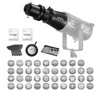 Godox SA-17 Kit óptico Snoot Bowens con SA-P, SA-06, SA-05, SA-07, SA-11T y SA-11C para todos los Bowens montaje LED luz video