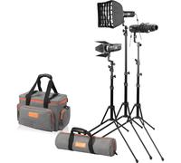 Godox SA-D Kit S30: 3x lámpara LED s30 3x trípode, 2x softbox y accesorios